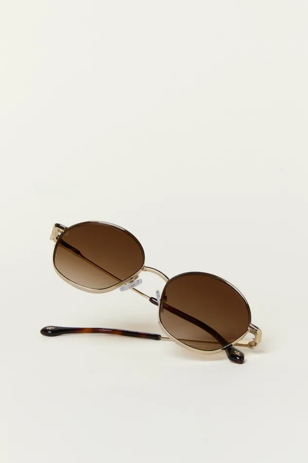 Metal Sunglasses Liora Green Women Baandsh Eyewear