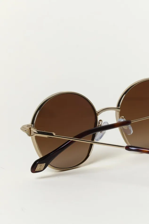 Metal Sunglasses Liora Green Women Baandsh Eyewear