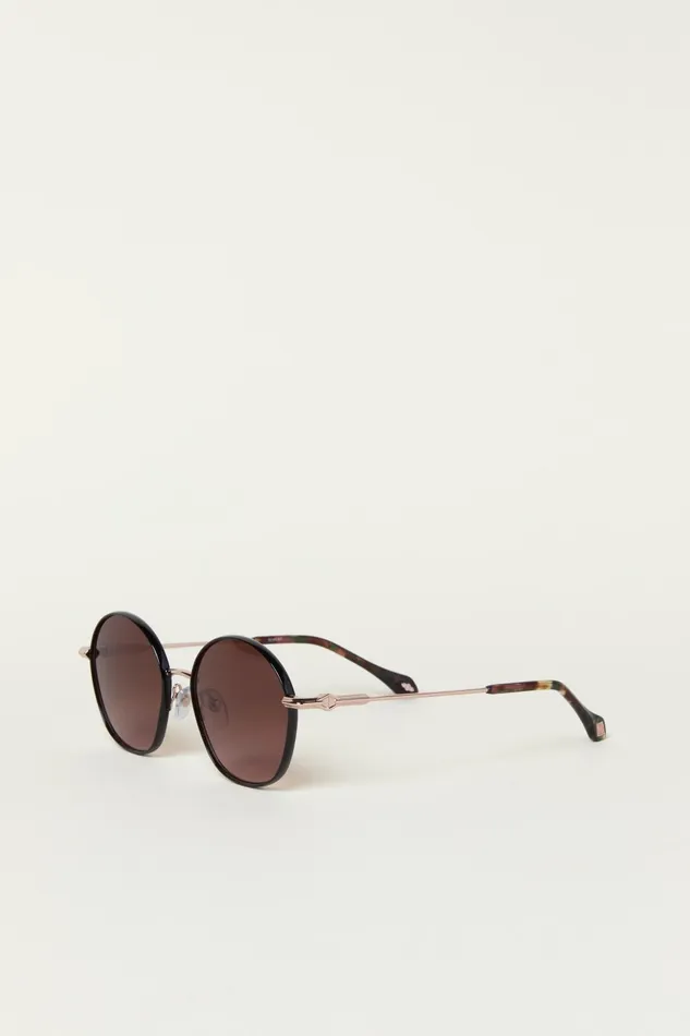 Metal Sunglasses Liora Green Women Baandsh Eyewear