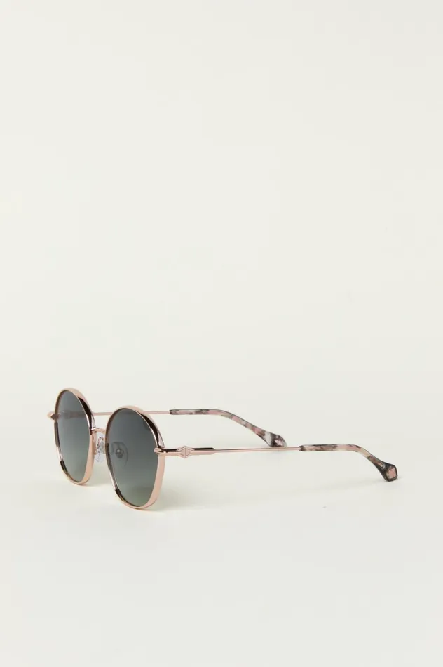 Metal Sunglasses Liora Green Women Baandsh Eyewear