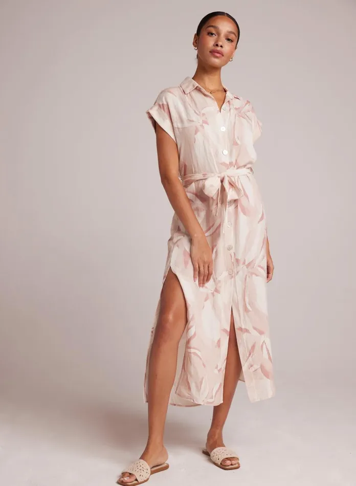 Midi Dresses Women Bella Dahl Button Front Belted Shirt Dress 8211 Fresco Floral Print Midi Dresses Women Bella Dahl Button Front Belted Shirt Dress 8211 Fresco Floral Print