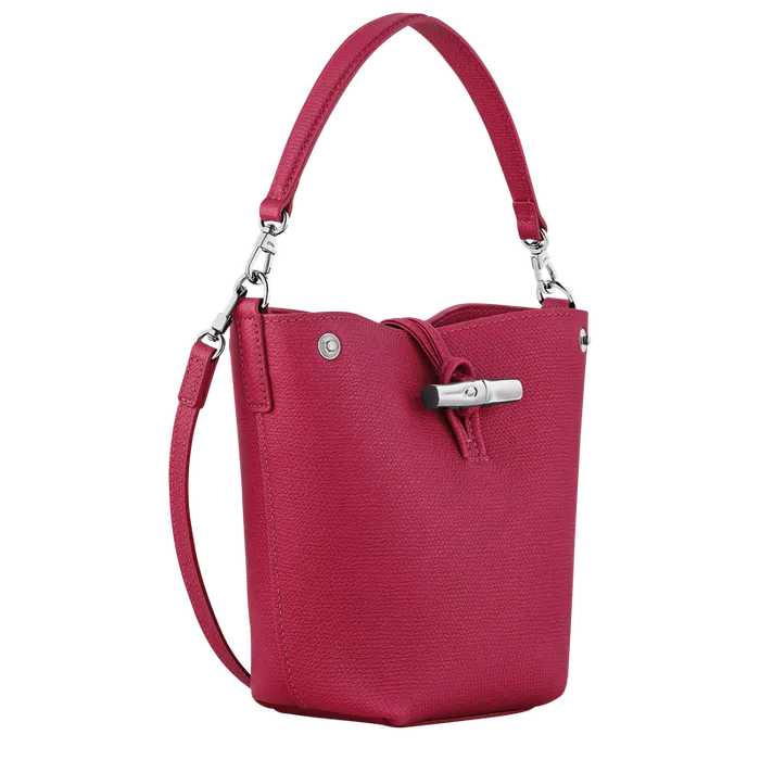 Mini bagsCrossbody bags Longchamp Women Le Roseau XS Bucket bag BeetrootBeetrootBeetroot
