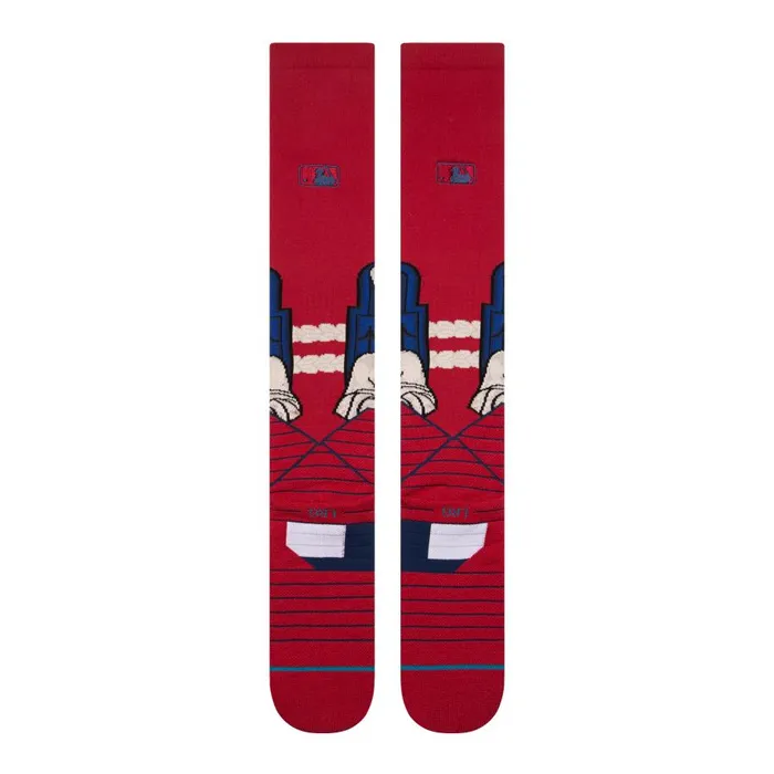 Mlb Cleveland Guardians 2024 City Connect Otc Socks Cleveland Guardians 8211 Red WomenMen Stance Over The Calf
