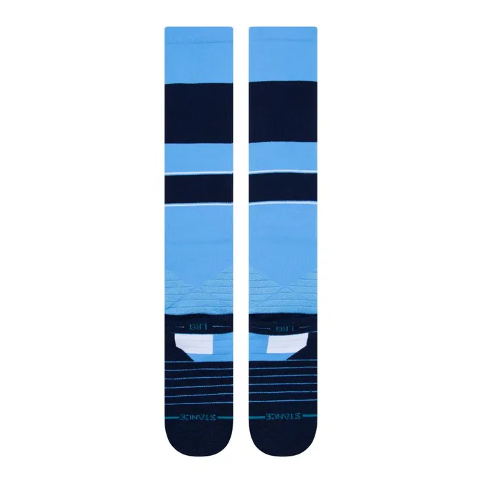 Mlb Diamond Pro Stripes Otc Socks Lightblue MenWomen Stance Over The Calf