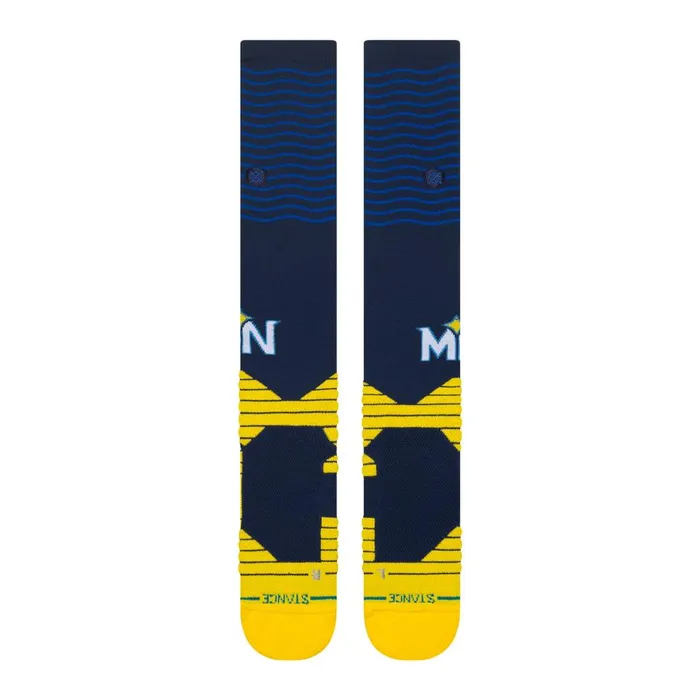 Mlb Minnesota Twins 2024 City Connect Otc Socks Minnesota Twins 8211 Blue WomenMen Stance Over The Calf