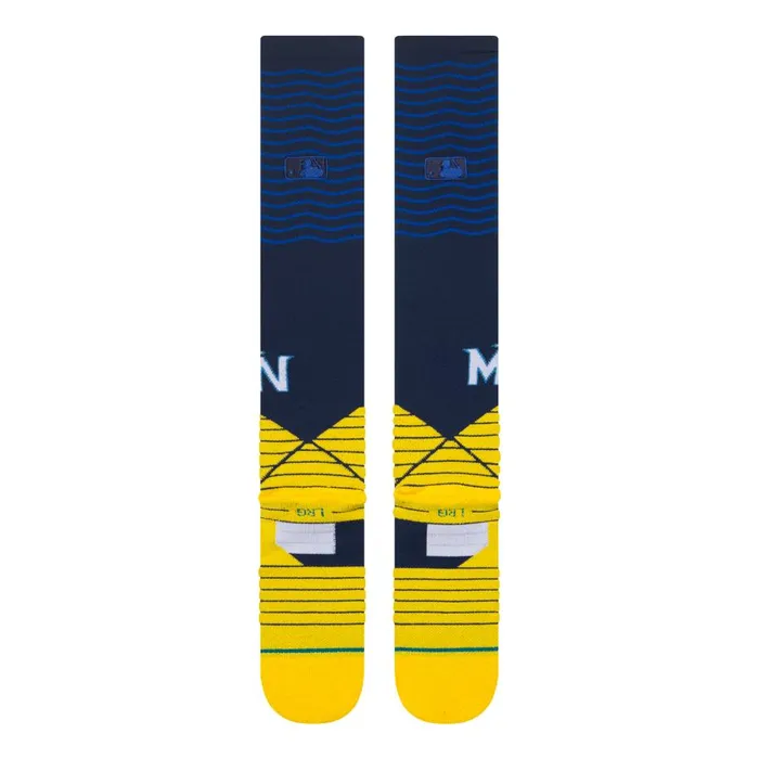 Mlb Minnesota Twins 2024 City Connect Otc Socks Minnesota Twins 8211 Blue WomenMen Stance Over The Calf