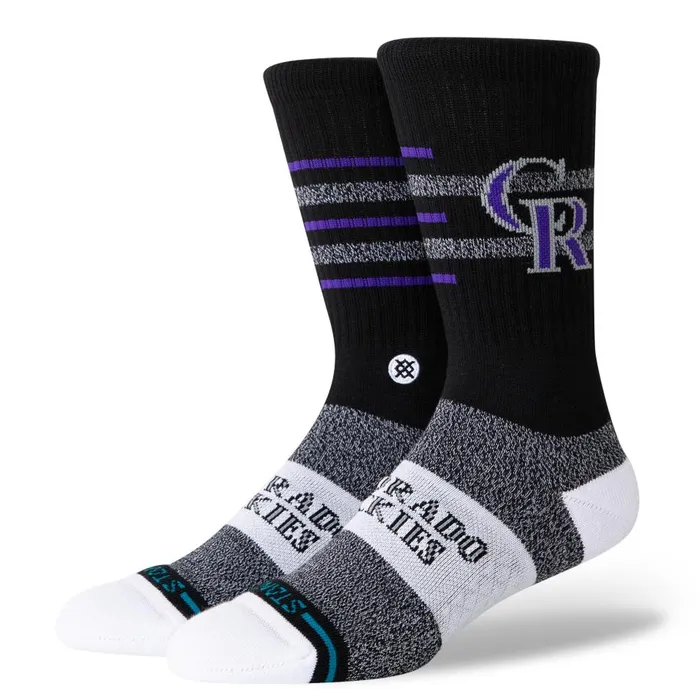 Mlb X Stance 2024 Closer Crew Socks Closer Rockies 8211 Black MenWomen Stance Crew Mlb X Stance 2024 Closer Crew Socks Closer Rockies 8211 Black MenWomen Stance Crew