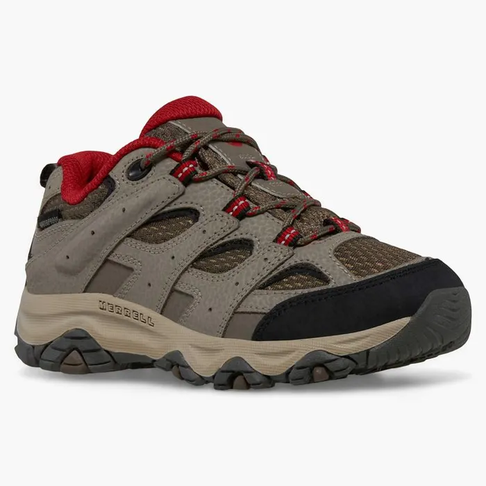 Moab 3 Low Lace Waterproof Sneaker Boulder Red Kids Merrell Boots Moab 3 Low Lace Waterproof Sneaker Boulder Red Kids Merrell Boots
