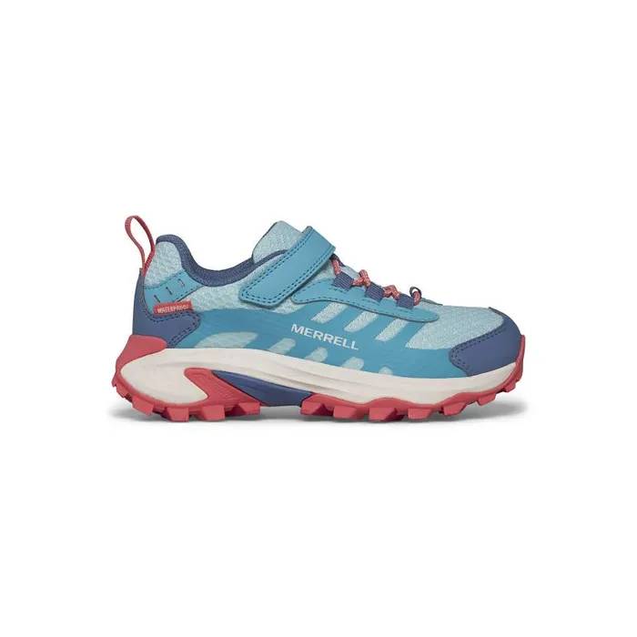 Moab Speed 2 Low AC Waterproof Turquoisecoral Kids Merrell Sneakers