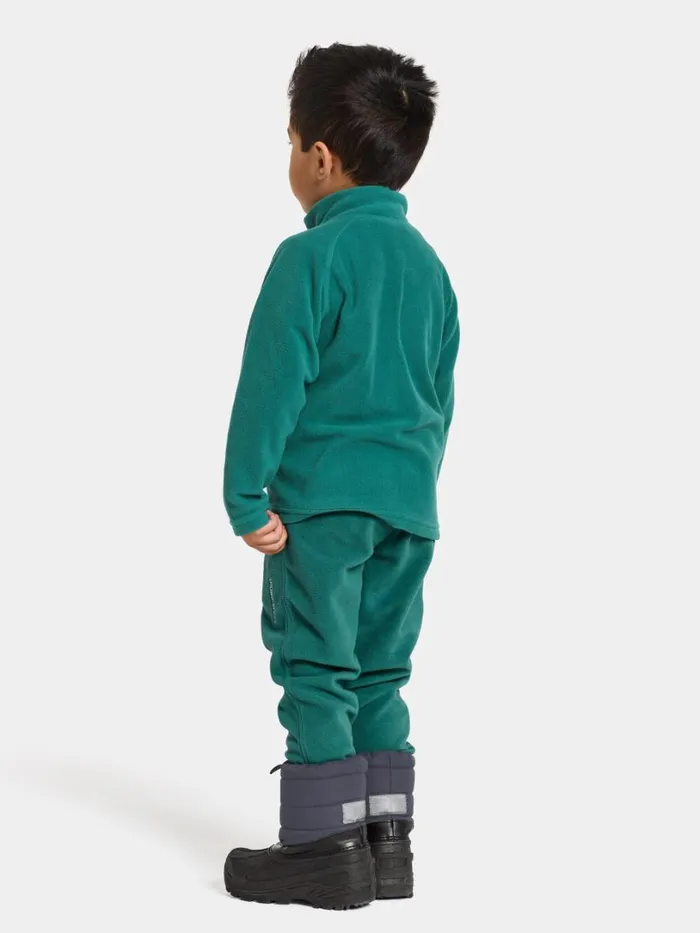 Monte Kid039s Pants 9 Petrol Green Kids Didriksons Fleece Joggers