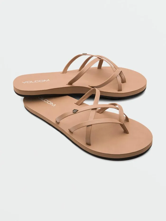 New School II Sandals 8211 Natural Womens Volcom Sandals