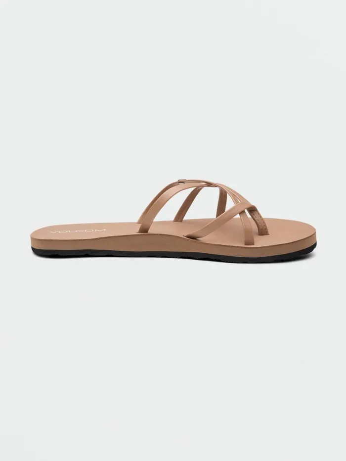 New School II Sandals 8211 Natural Womens Volcom Sandals