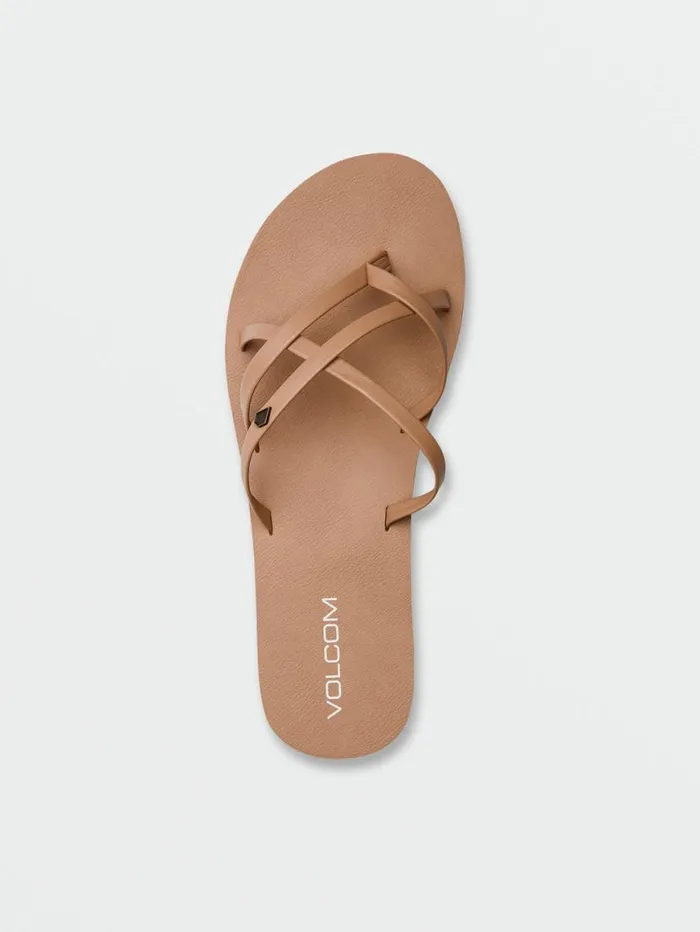 New School II Sandals 8211 Natural Womens Volcom Sandals