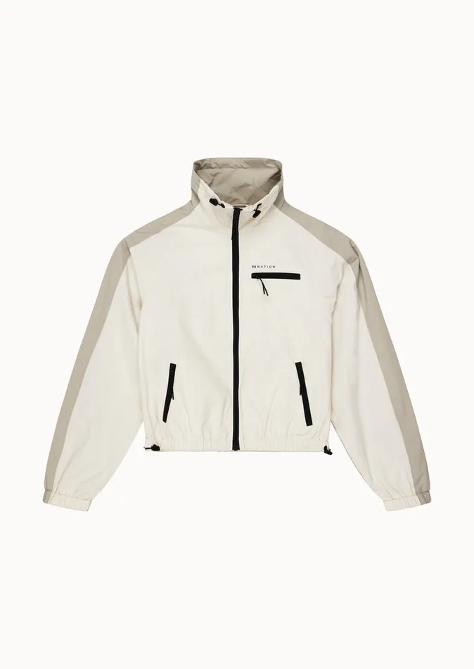 PE Nation Jackets Women TREK JACKET IN WHISPER WHITE
