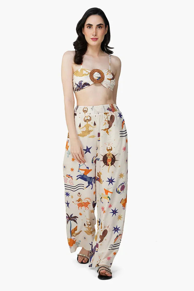 Pants America and Beyond Women Day Dream Celestial Printed Pant