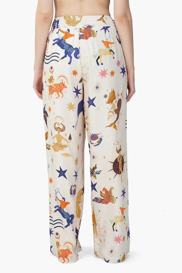 Pants America and Beyond Women Day Dream Celestial Printed Pant