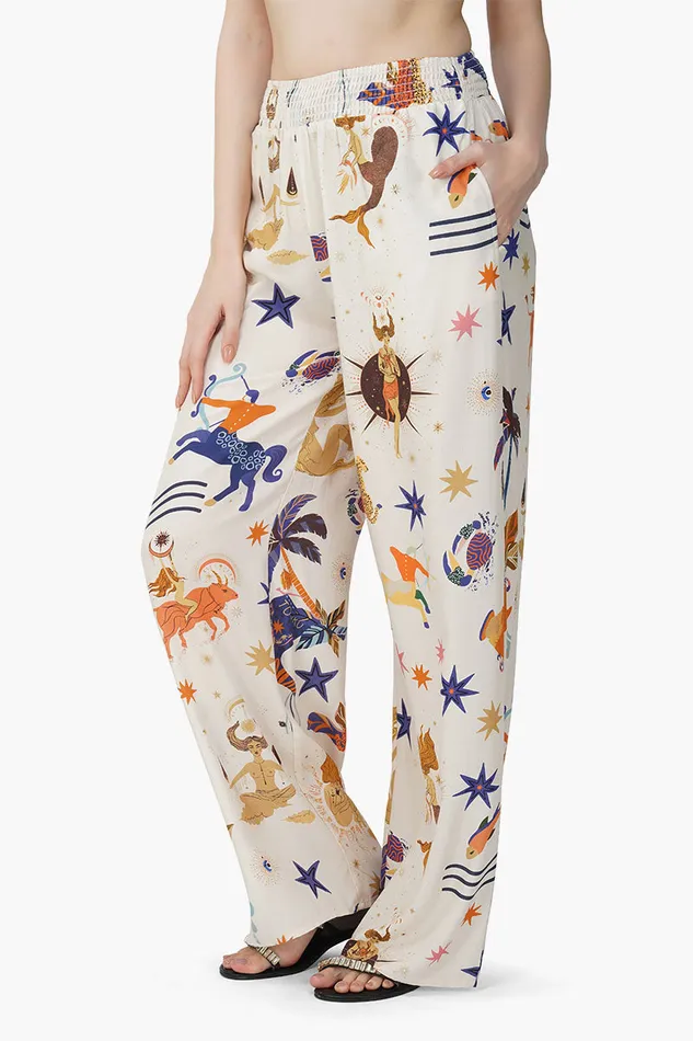 Pants America and Beyond Women Day Dream Celestial Printed Pant