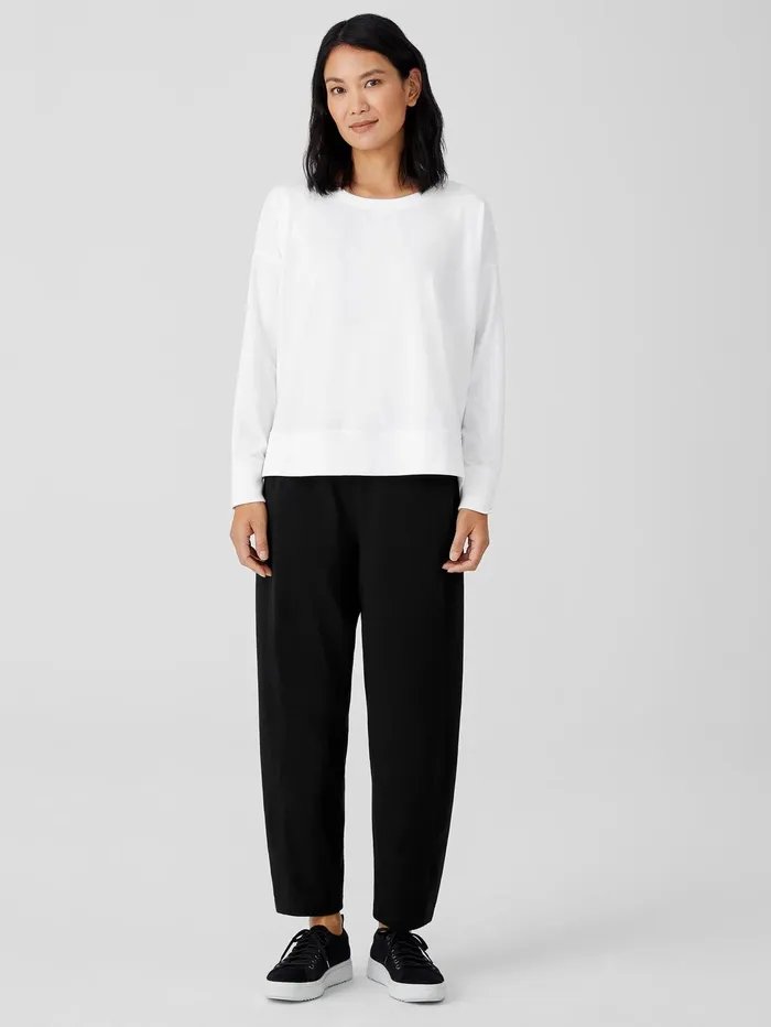 Pants Shorts and Jumpsuits Women Eileen Fisher Traceable Cotton Jersey Lantern Pant Black Pants Shorts and Jumpsuits Women Eileen Fisher Traceable Cotton Jersey Lantern Pant Black