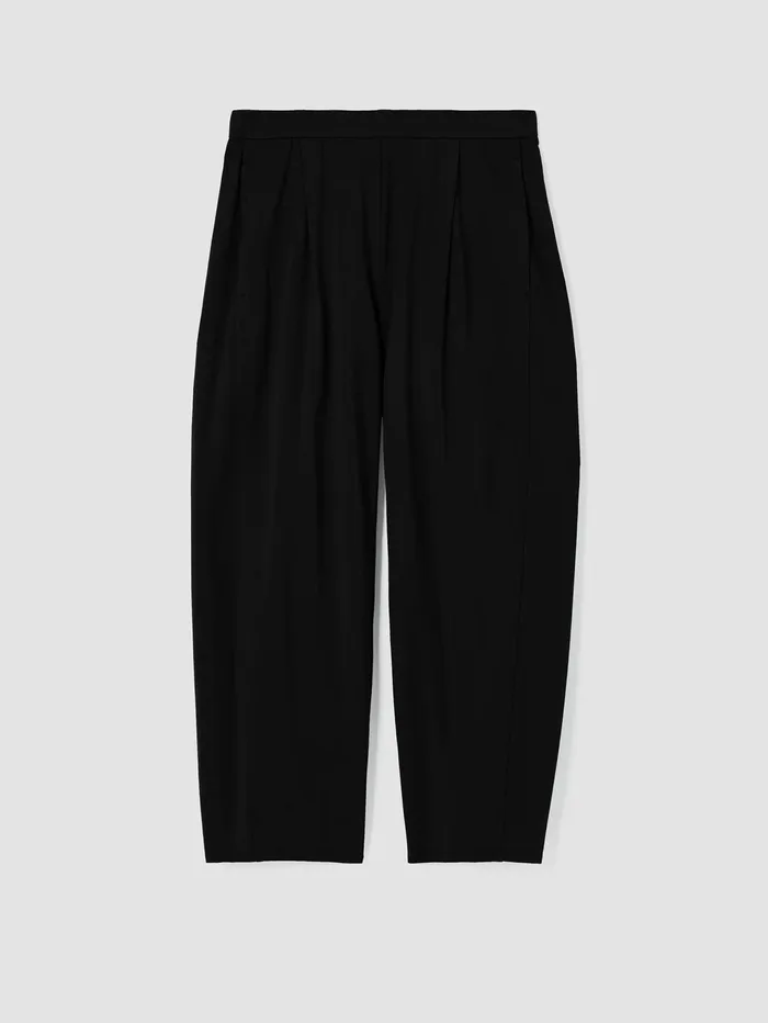 Pants Shorts and Jumpsuits Women Eileen Fisher Traceable Cotton Jersey Lantern Pant Black