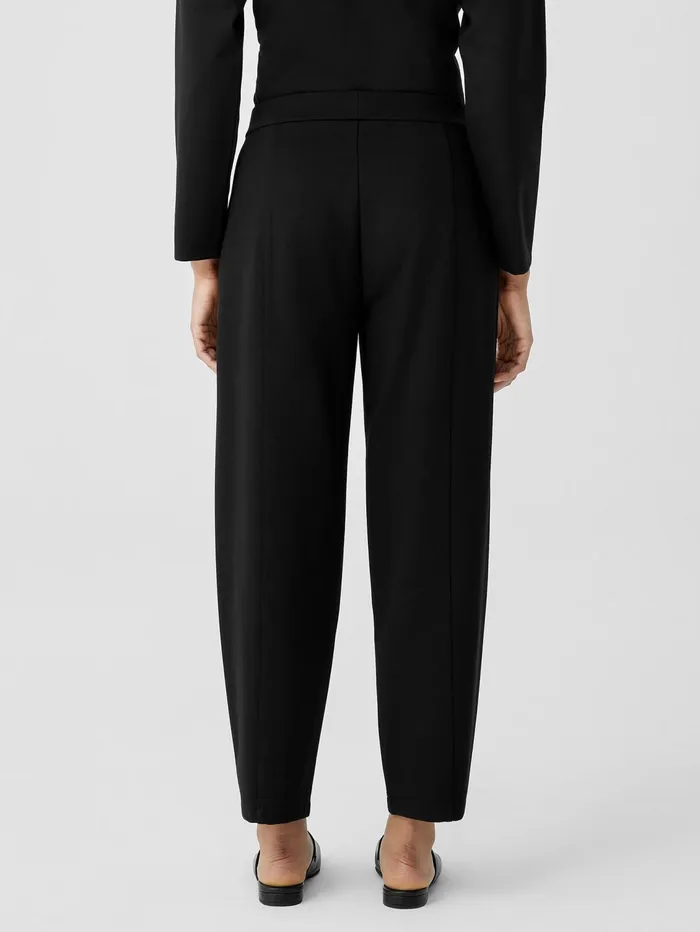 Pants Shorts and Jumpsuits Women Eileen Fisher Washable Flex Ponte Lantern Pant Black