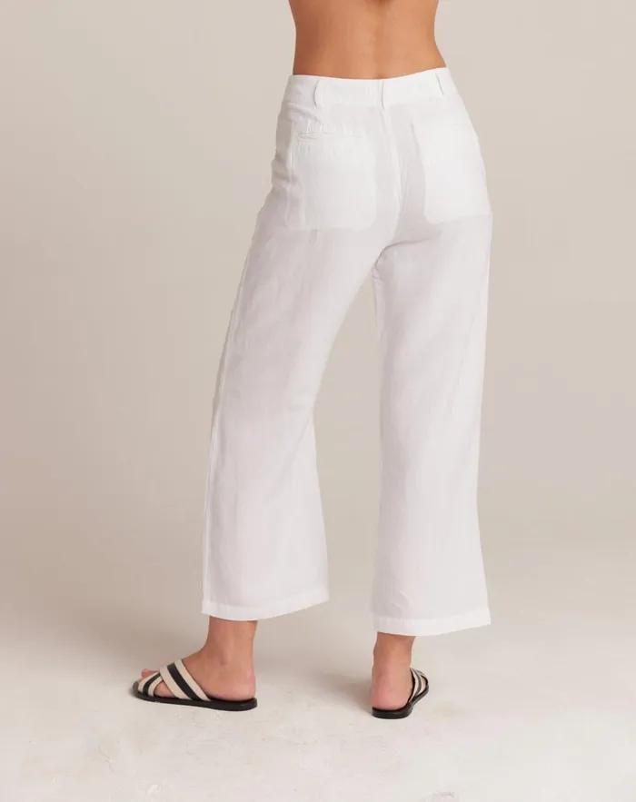 Pants Women Bella Dahl Blakely Utility Wide Leg Crop 8211 White Pants Women Bella Dahl Blakely Utility Wide Leg Crop 8211 White