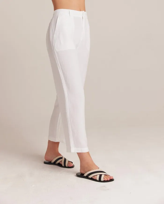 Pants Women Bella Dahl Blakely Utility Wide Leg Crop 8211 White Pants Women Bella Dahl Blakely Utility Wide Leg Crop 8211 White