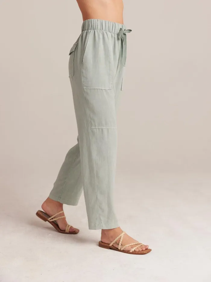 Pants Women Bella Dahl Utility Tie Waist Trouser 8211 Oasis Green Pants Women Bella Dahl Utility Tie Waist Trouser 8211 Oasis Green