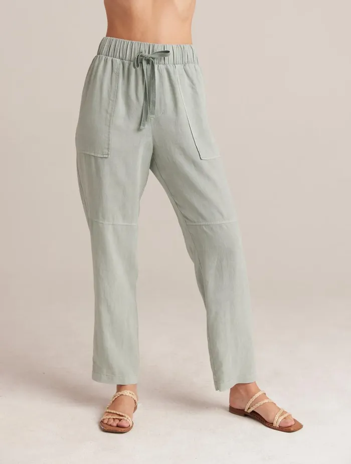 Pants Women Bella Dahl Utility Tie Waist Trouser 8211 Oasis Green Pants Women Bella Dahl Utility Tie Waist Trouser 8211 Oasis Green