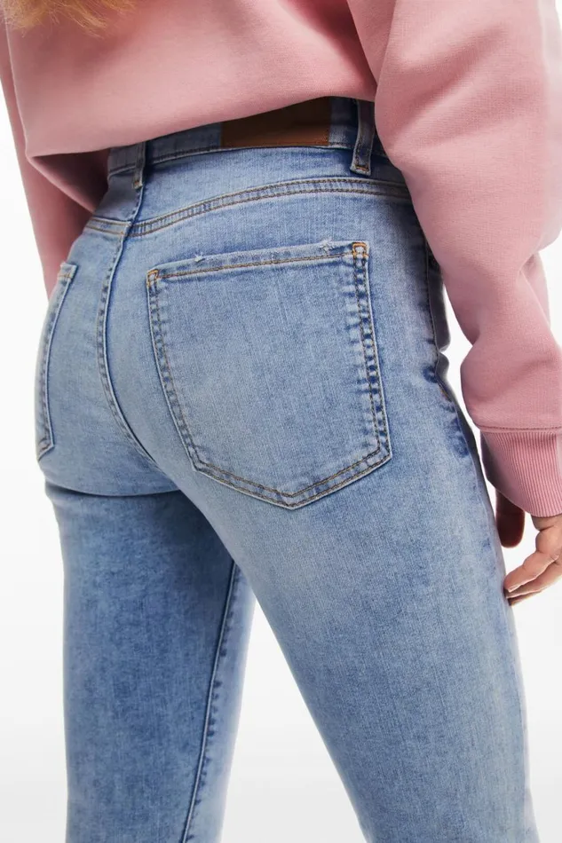 Pants Women Desigual Pink Denim Pants Blue