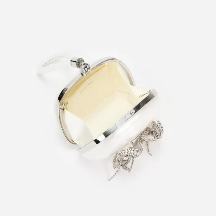 Pearl Top Handle Clutch Bag Women Self Portrait Clutch Bags Pearl Top Handle Clutch Bag Women Self Portrait Clutch Bags