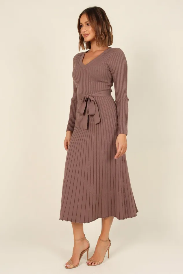 Petal and Pup Dresses Women Reigan Dress Mocha