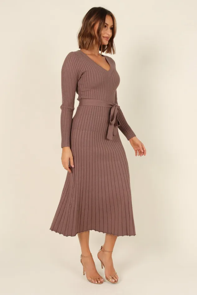Petal and Pup Dresses Women Reigan Dress Mocha