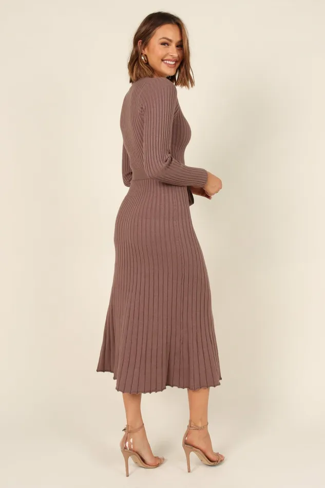 Petal and Pup Dresses Women Reigan Dress Mocha
