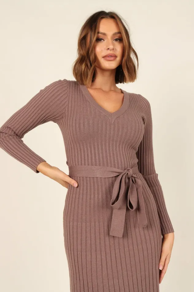 Petal and Pup Dresses Women Reigan Dress Mocha