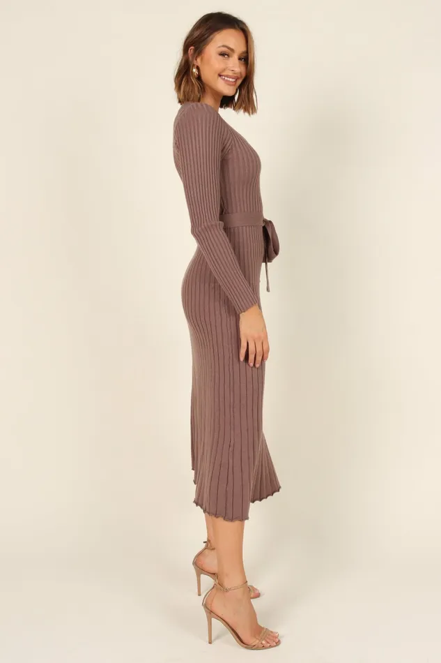 Petal and Pup Dresses Women Reigan Dress Mocha