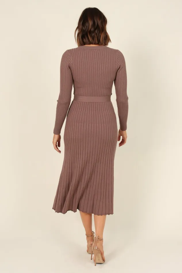 Petal and Pup Dresses Women Reigan Dress Mocha