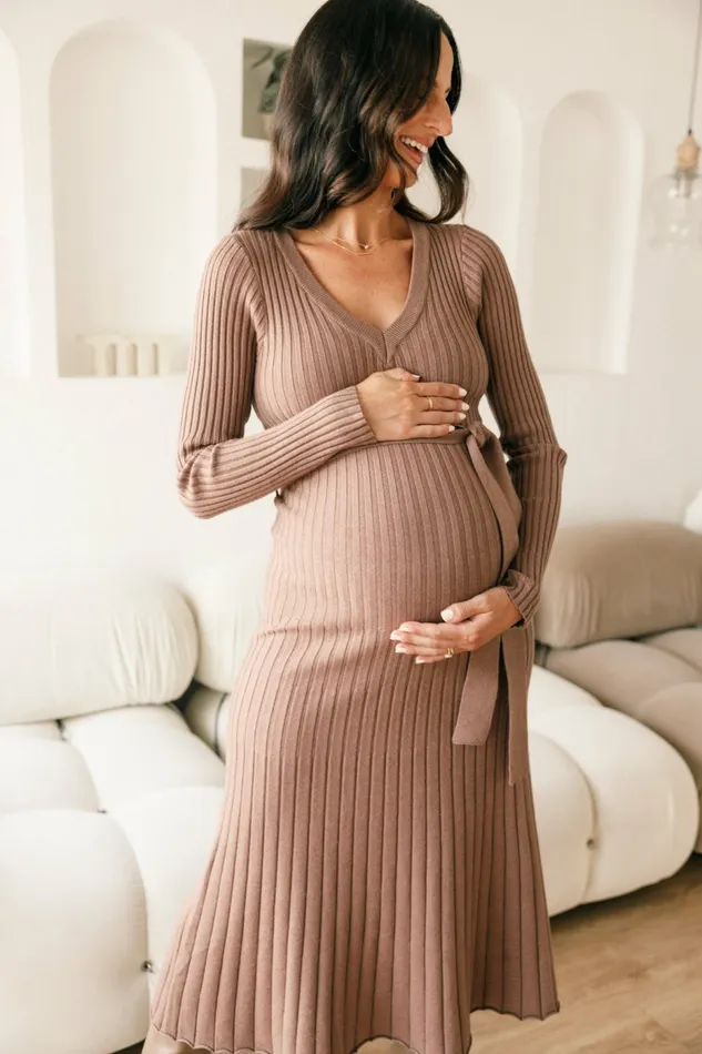 Petal and Pup Dresses Women Reigan Dress Mocha