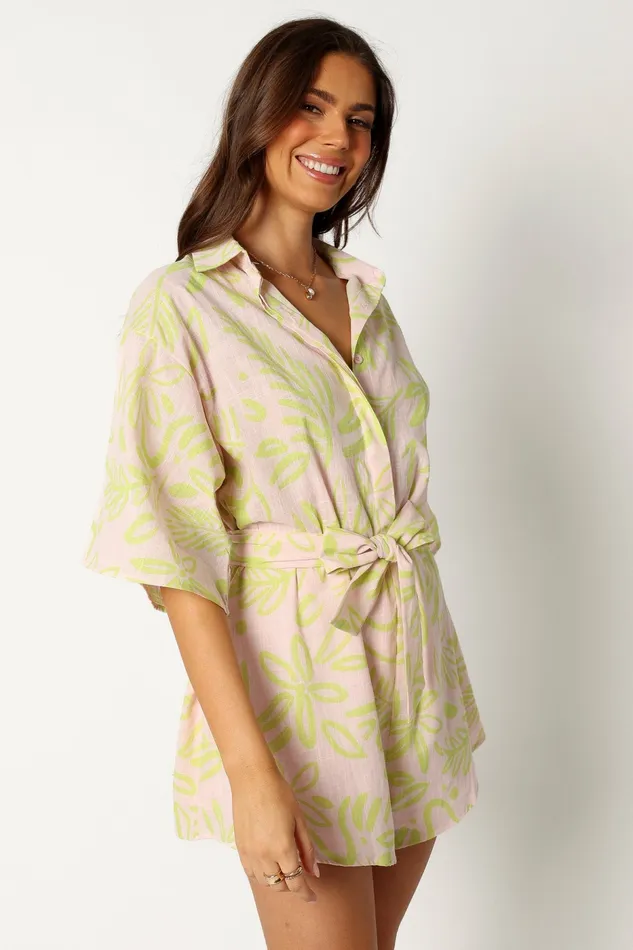 Petal and Pup Jumpsuits and Rompers Women Dolce Romper Citrus