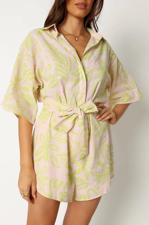 Petal and Pup Jumpsuits and Rompers Women Dolce Romper Citrus