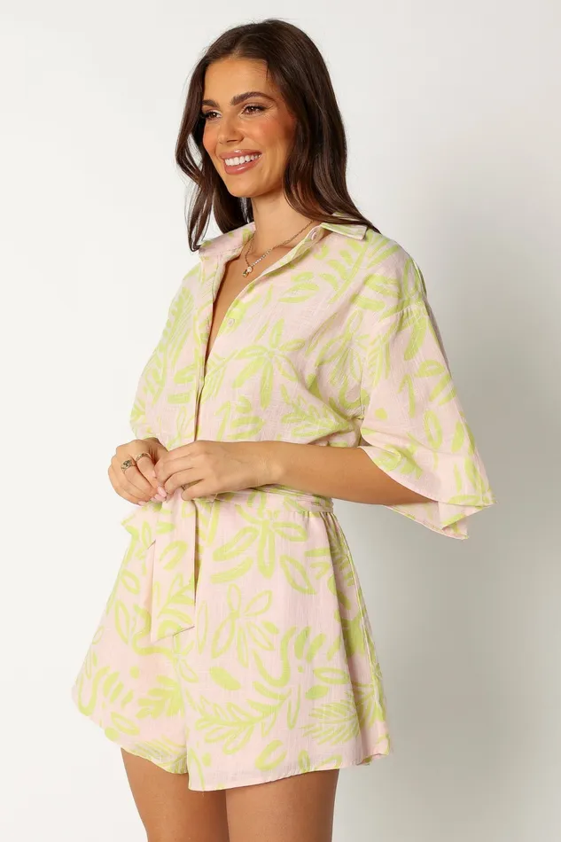 Petal and Pup Jumpsuits and Rompers Women Dolce Romper Citrus