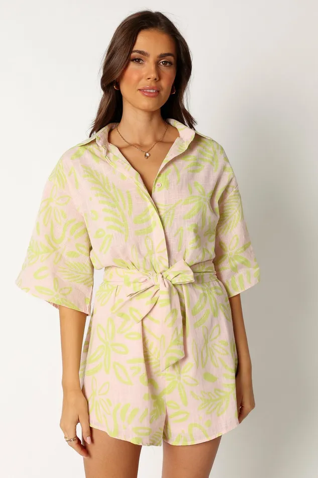 Petal and Pup Jumpsuits and Rompers Women Dolce Romper Citrus