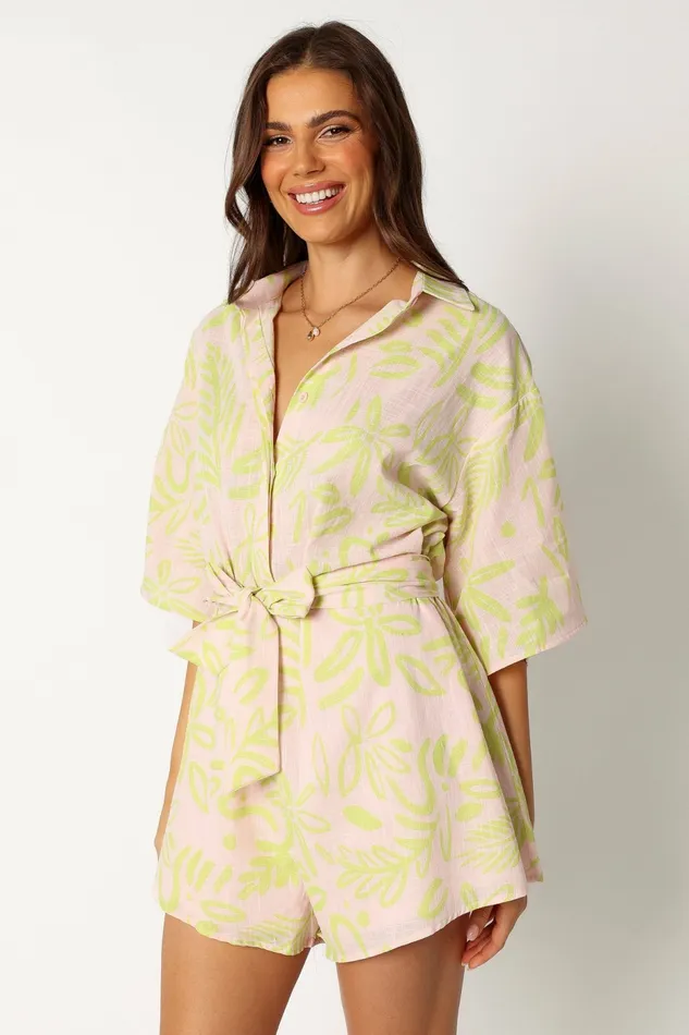 Petal and Pup Jumpsuits and Rompers Women Dolce Romper Citrus