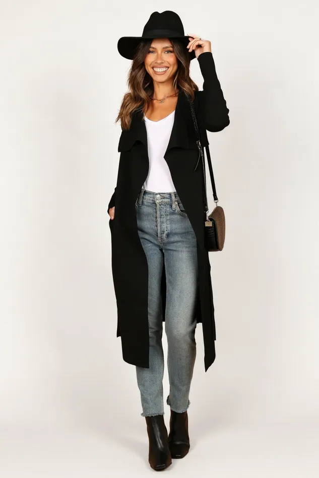 Petal and Pup Sweaters Women Audrina Cardigan Black