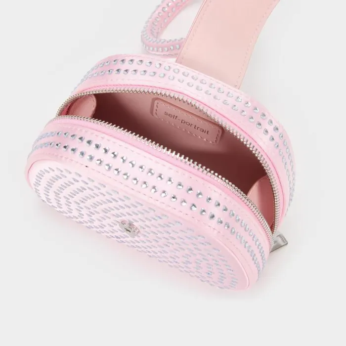 Pink Heart Rhinestone Bag Kids Self Portrait Party Dresses Pink Heart Rhinestone Bag Kids Self Portrait Party Dresses