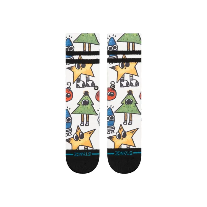 Poly Blend Crew Socks Cherry 8211 Canvas Kids Stance Kids
