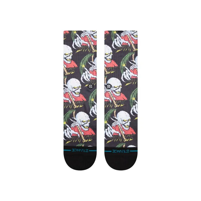 Poly Blend Crew Socks Palm Slayer 8211 Black MenWomen Stance Crew