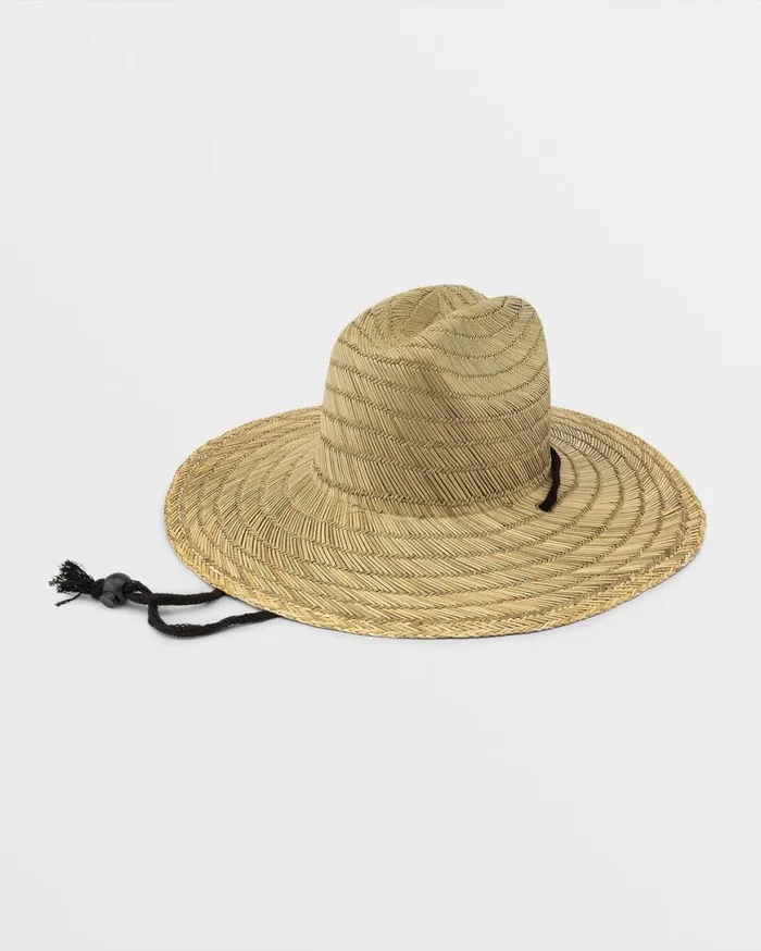 Quarter Straw Hat 8211 Natural Mens Volcom Hats and Beanies
