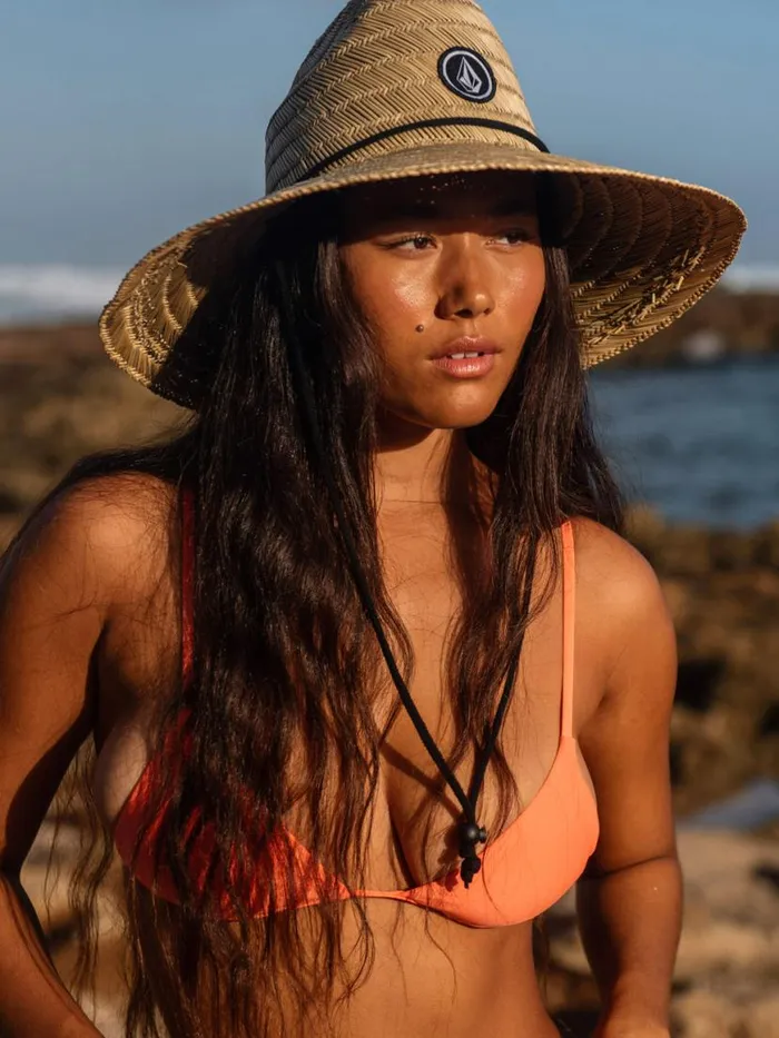 Quarter Straw Hat 8211 Natural Mens Volcom Hats and Beanies