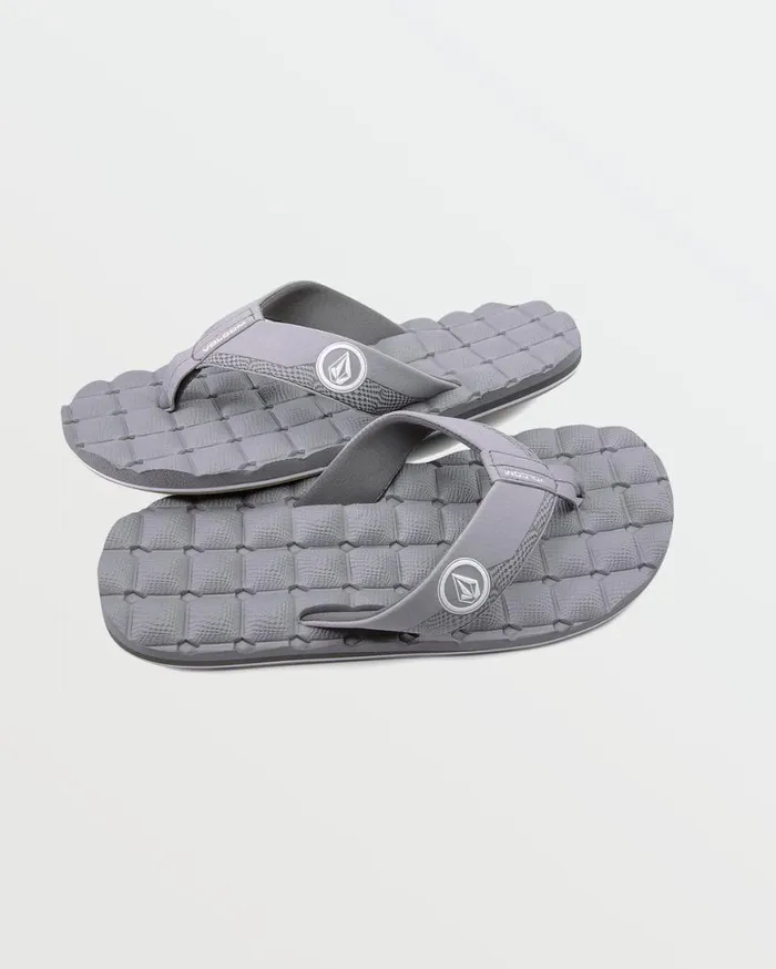 Recliner Sandals 8211 Light Grey Mens Volcom Sandals