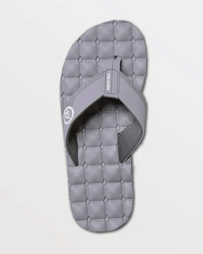 Recliner Sandals 8211 Light Grey Mens Volcom Sandals
